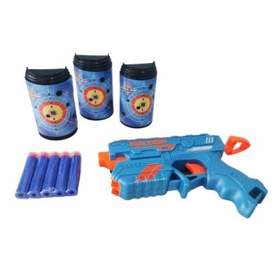 Пистолет с 10 гъбени стрелички и 3 мишени, Zapp Toys, Sniper 2