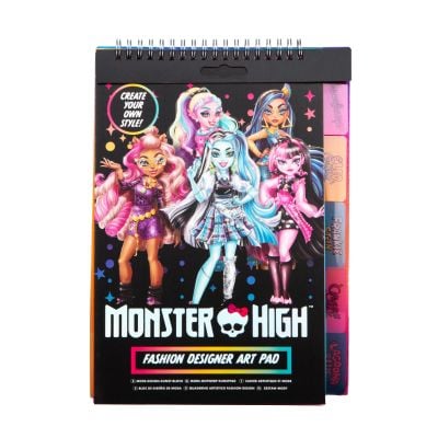 Книжка с активности и шаблони, Monster High, Fashion Designer Art Pad