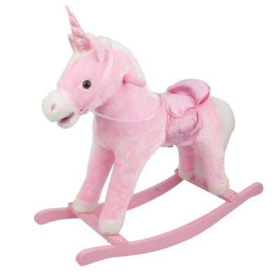 Еднорог люлка, Puffy Friends, Rocking Horse, Розов