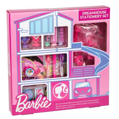 Комплект ученически пособия с несесер и аксесоари, Barbie, Dreamhouse