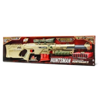Пистолет 3 в 1 с 24 гъбени куршума, Huntsman 50, Lanard Toys