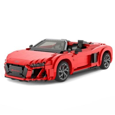 Комплект за сглобяване на количка, Rastar, Audi R8 Spyder, 1:14, 1024 части