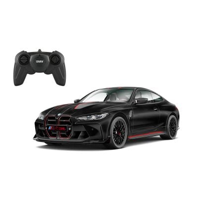Количка с дистанционно управление, Rastar, BMW M4 CSL, 1:16, Черна