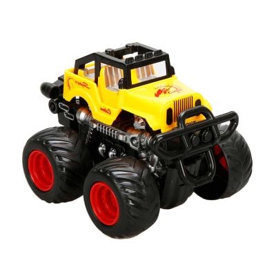 Офроуд количка, Maxx Wheels, Жълта, 13 см