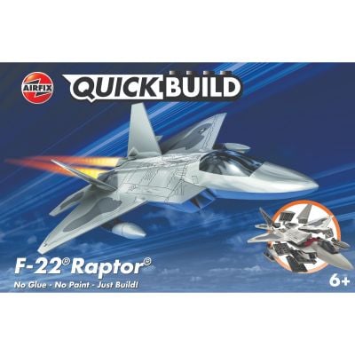 Строителен комплект, Airfix Quickbuild, F22 Raptor, 24 части