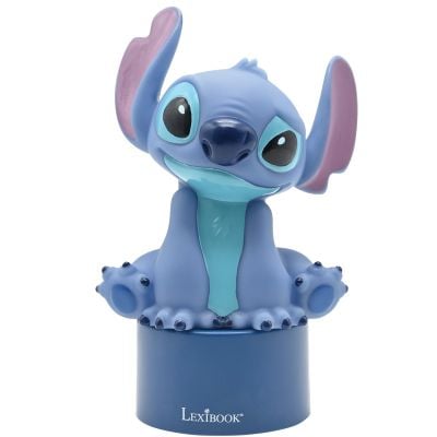 Нощна лампа с високоговорител, Lexibook, Disney Stitch