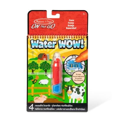 Комплект от 4 страници за оцветяване с вода, Melissa & Doug, Ферма, 6074888