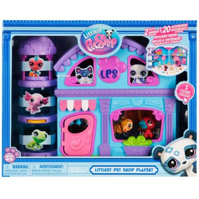 Комплект за игра с 2 фигурки, Littlest Pet Shop, 20 аксесоара