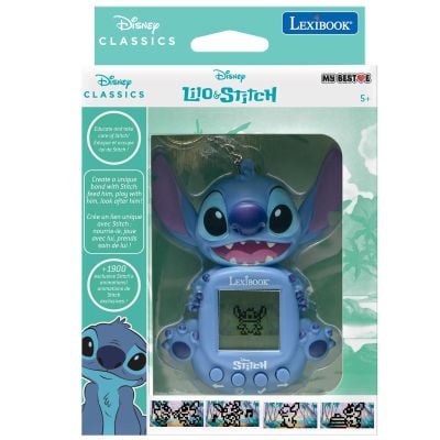 Мини конзола с 3 игри, Lexibook, Disney Stitch, My Best-E