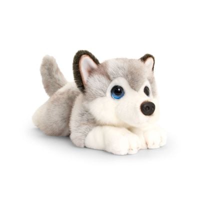Плюшена играчка Keel Toys, Кученце Хъски, 32 см