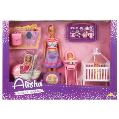 Комплект за игра с кукла Alisha, Бебешка стая