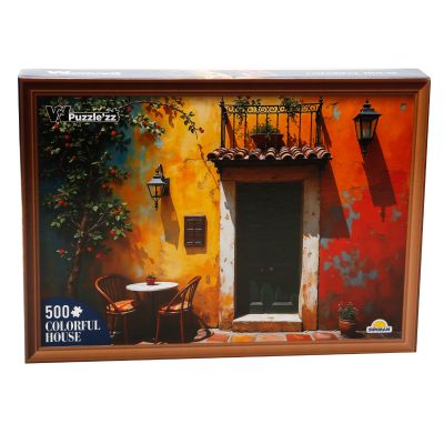 Пъзел Witty Puzzlezz, Цветни стени, 500 части