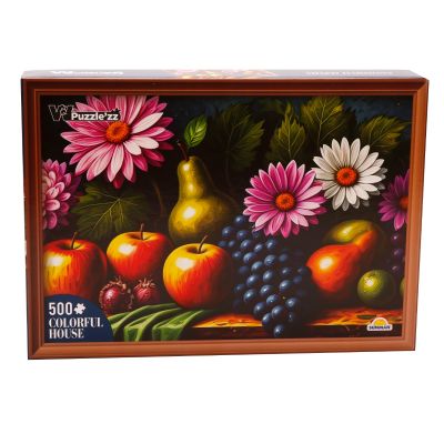 Пъзел Witty Puzzlezz, Плодове и цветя, 500 части