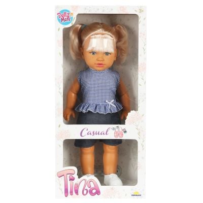 Кукла Dollz And More, Тина в ежедневно облекло, Синя, 45 см