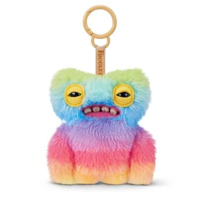 Мини плюшен ключодържател, Fuggler, Squidge Pastel, S6, 12 см