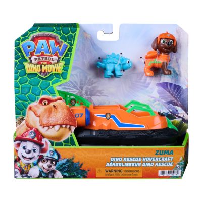 Спасително превозно средство с фигурка, Paw Patrol, Dino Rescue Hovercraft, Zuma, 6075773