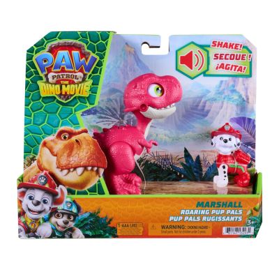 Комплект динозавър с фигурка, Paw Patrol, Roaring Pup Pals, Marshall, 20158882