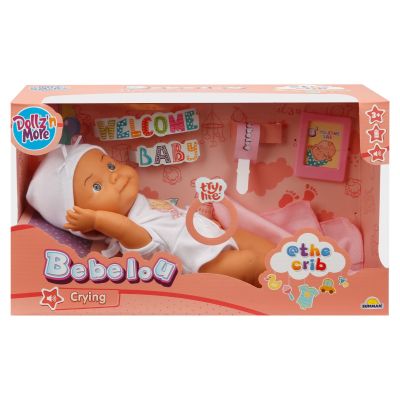 Кукла Бебе, Bebelou, Dollzn More, Добре дошъл, 30 см, Розова