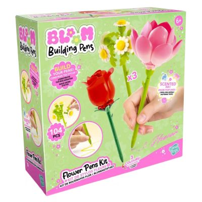 Комплект за изработване на 3 химикалки с ароматизирано мастило, Bloom, Flower