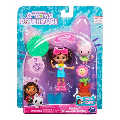 Комплект за игра, кукла и аксесоари, Gabbys Dollhouse, Цвете от градината