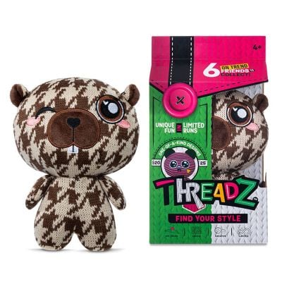 Плюшена играчка, Threadz, Find Your Style, Beaver