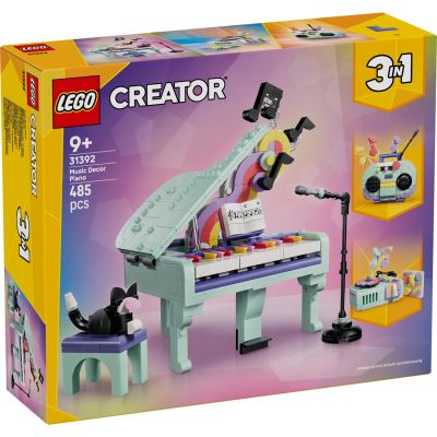 LEGO® Creator - Пиано с котка и музикална украса (31392)