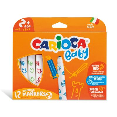 T00042814_001w 8003511428143 Комплект 12 маркера, Carioca, Baby Valorous