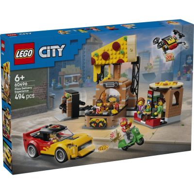 LEGO® City - Доставка на пица с превозни средства (60496)