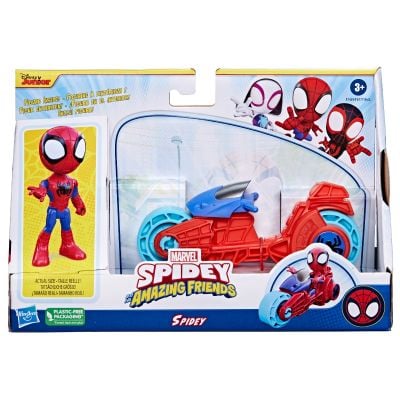Комплект фигурка и мотоциклет, Spidey, F7459