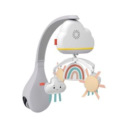 Музикална въртележка 2 в 1, Fisher Price, Дъга, HBP40