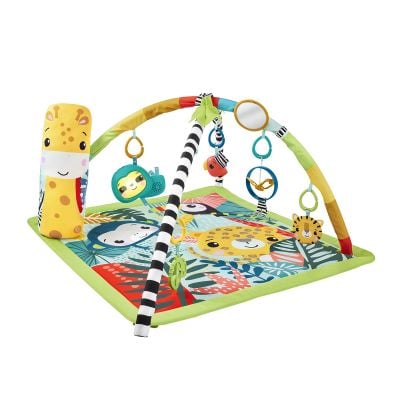 Сгъваем матрак за бебета 3 в 1, Fisher Price, Rainforest, HJW08