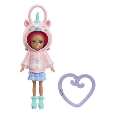 T000HKV98_HKW02 0194735109401 Кукла със суитшърт животно, Polly Pocket, HKW02