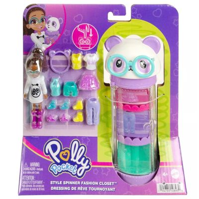 Мини модна кукла с резервни дрехи и обувки Polly Pocket, HKW05