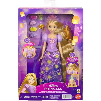 Кукла с аксесоари за коса, Disney Princess, Magical Hair Rapunzel, JHL46