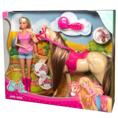 Комплект кукла и конче, Steffi Love, Lovely Horse
