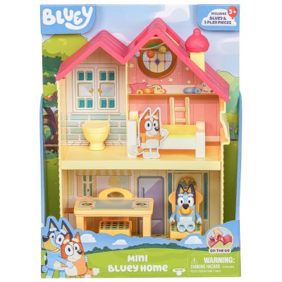 Комплект за игра с фигурка, Bluey, Mini Bluey Home