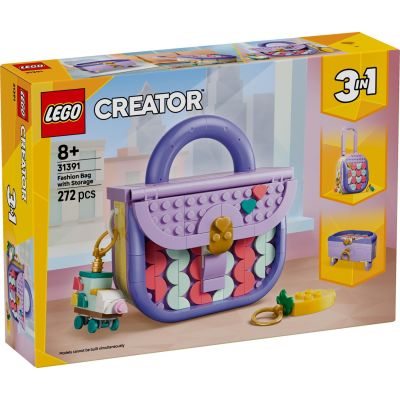 LEGO® Creator - Модна арт чанта с място за съхранение (31391)