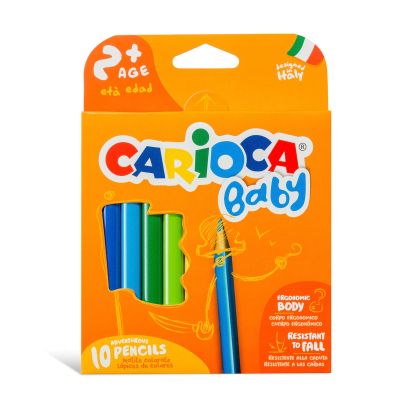 T01042819_001w 8003511428198 Комплект 10 цветни молива, Carioca, Baby Adventurous