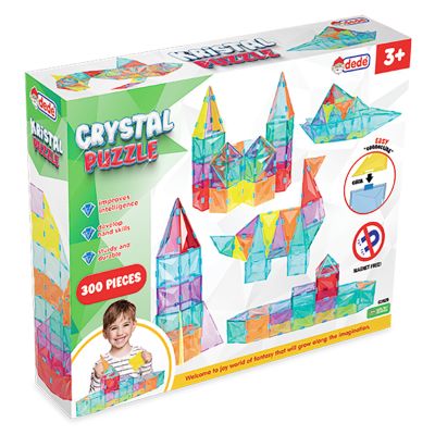 Строителен комплект, Dede, Crystal Puzzle, 300 части