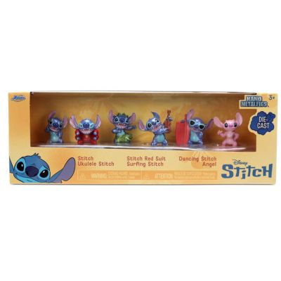 Комплект 6 метални фигурки, Jada, Disney Stitch