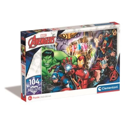 Пъзел Clementoni Marvel Avengers Brilliant, 104 части