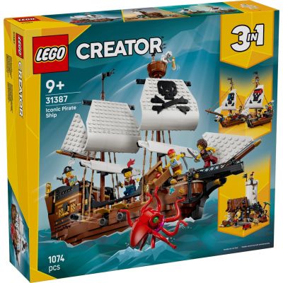 LEGO® Creator - Емблематичен пиратски кораб (31387)