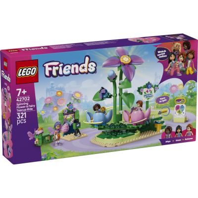 LEGO® Friends - Въртележка с цветя и чаени чаши (42702)