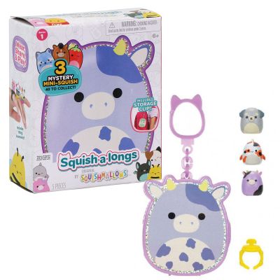 Комплект ключодържател с фигурки изненада, Squishmallows, Squish a longs S1