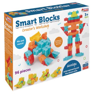 Строителен комплект, Dede, Smart Blocks, 96 части