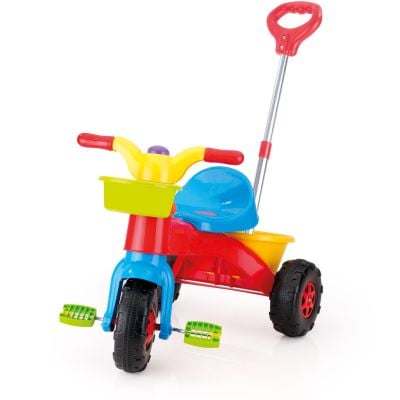 Детска триколка със система за насочване Dolu My First Trike, Червен