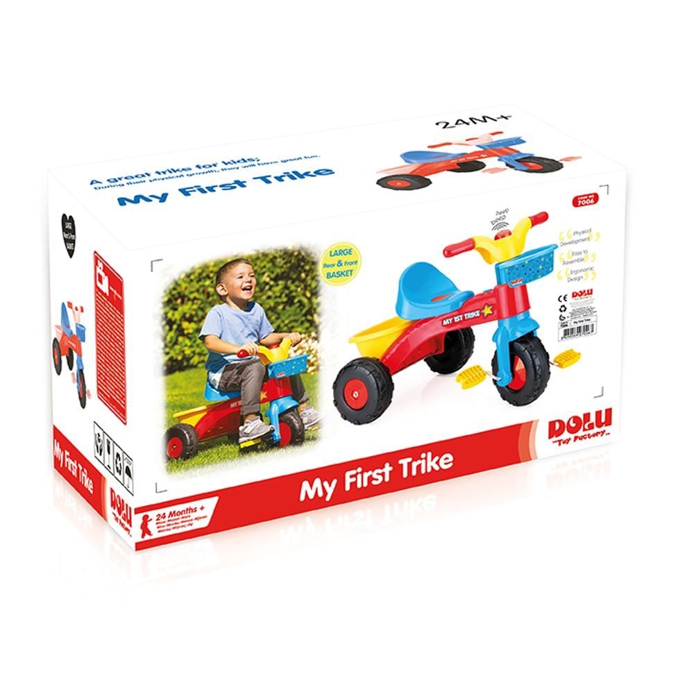 Детска триколка Dolu My First Trike, Червен