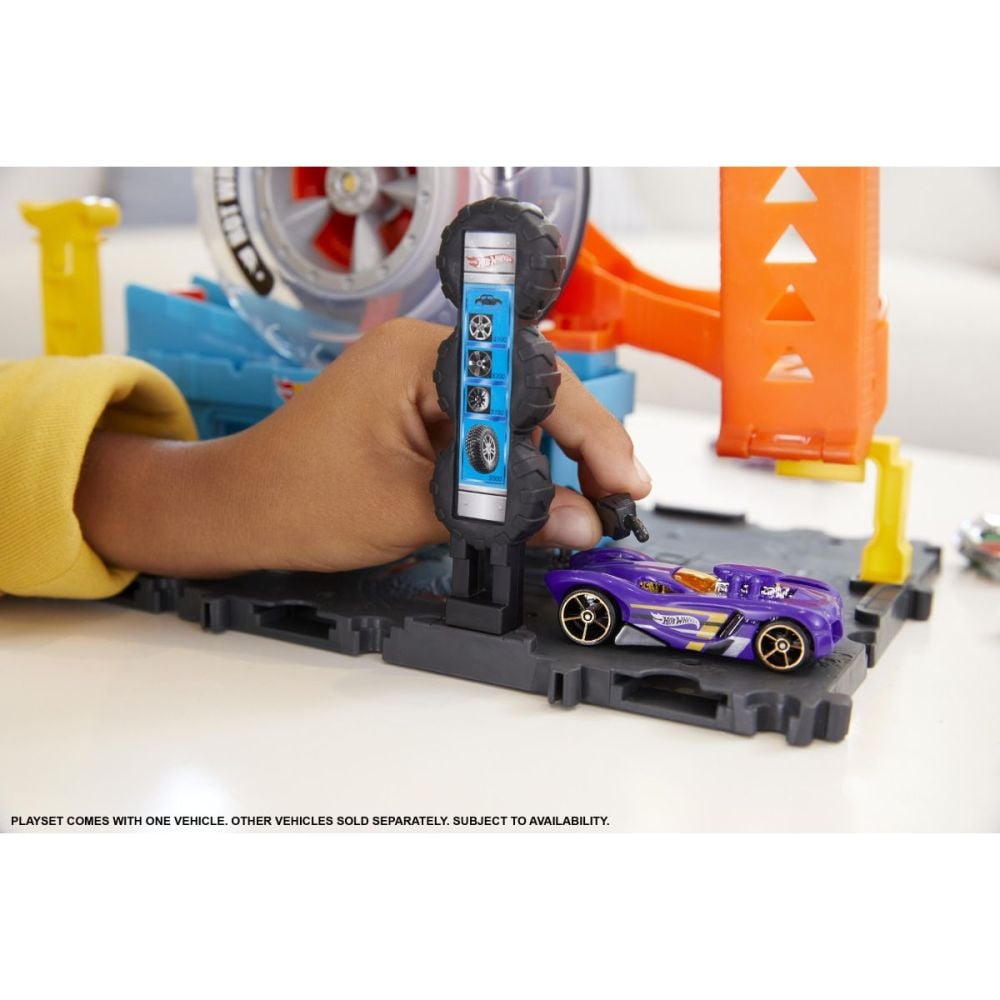 Комплект за игра Hot Wheels, Работилница за гуми