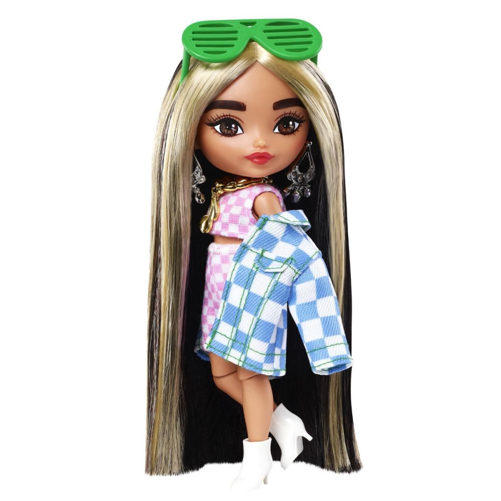 Кукла Barbie с дълга коса и аксесоари, Extra Minis, HGP64