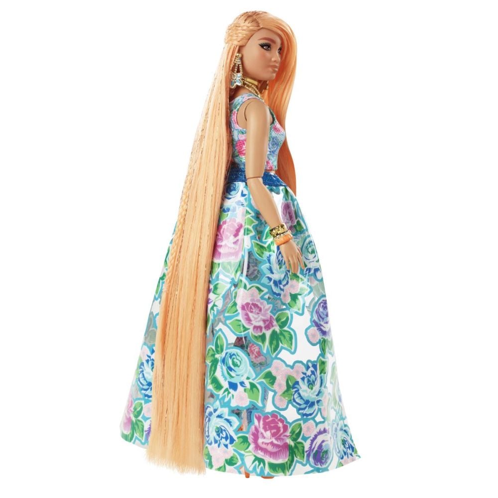Кукла Barbie Extra Fancy, Флорален десен
